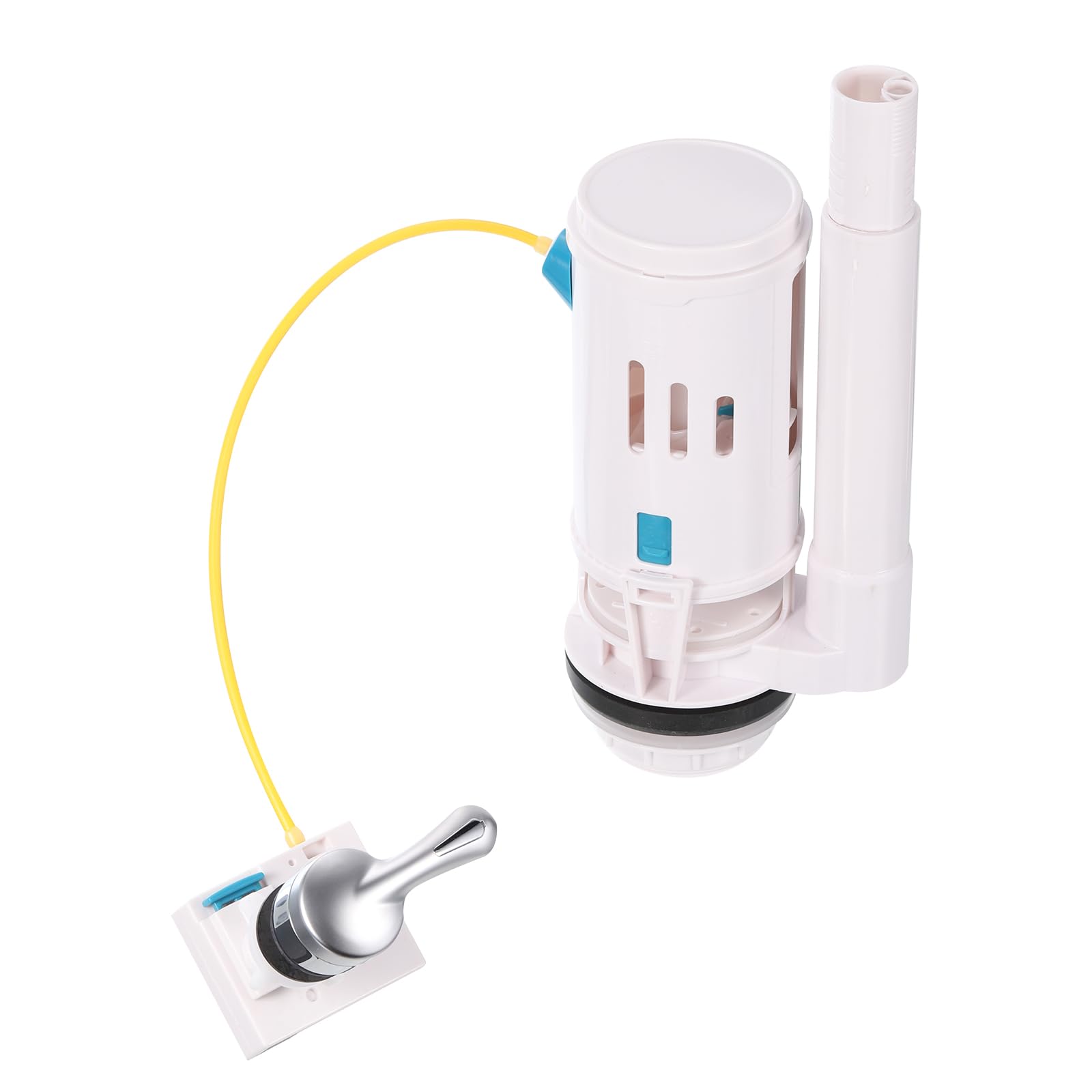 uxcell Toilet Flush Valve Fitting, Flush Valve Split Lever Handle Converter Kit, Water-Saving, with Gasket for Use with Standard 2-inch Flush Valves