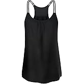 YOFIBARNT Yoga Tops for Women Loose fit Sleeveless Racerback Tank Tops Lightweight Double Spaghetti Strap Workout Camisole