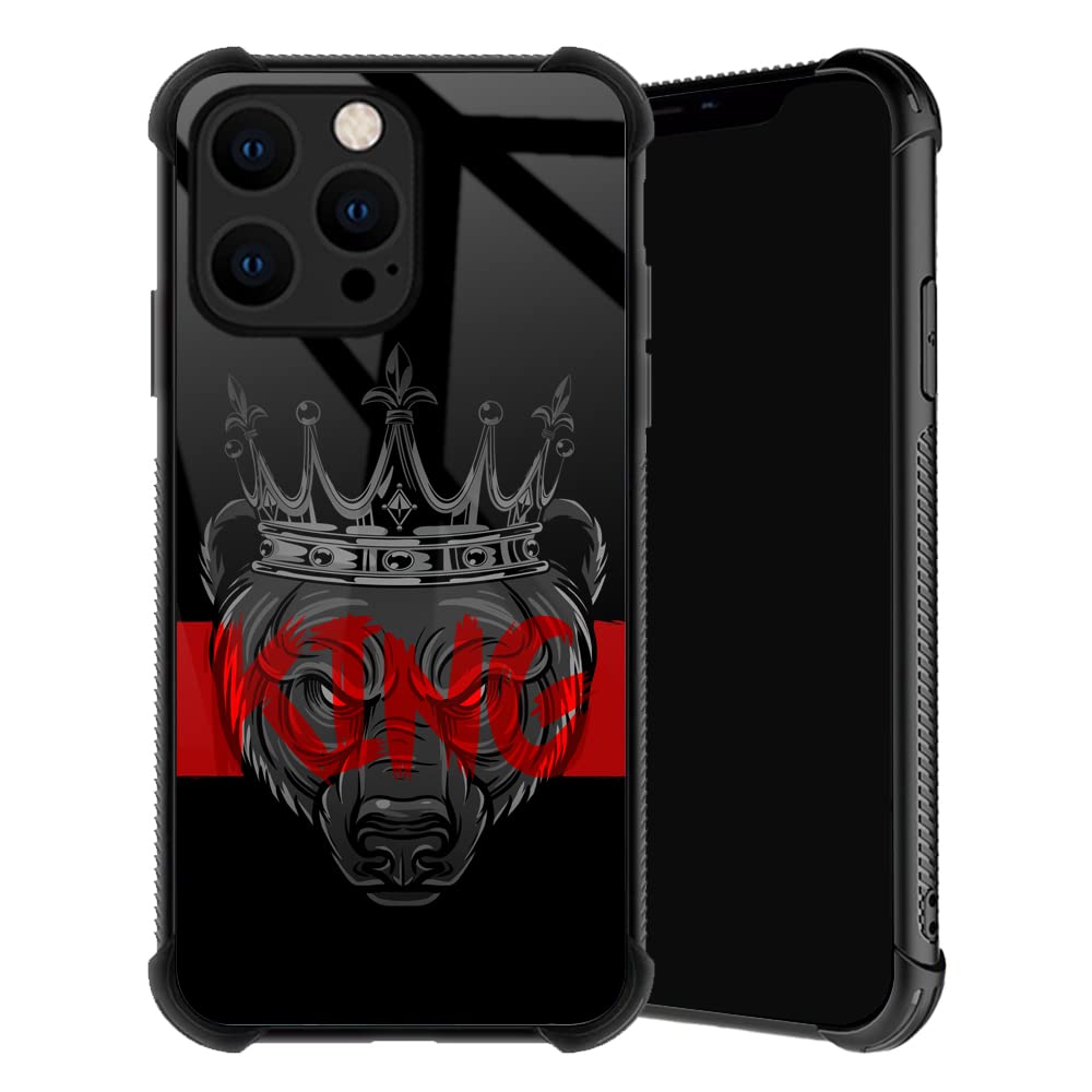 TnXee Compatible with iPhone 14 Plus Case,Bear King