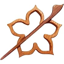 Wooden Animal Pattern Brooches Pin Wood Shawl Pin Scarf Pins