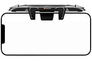 BIGBIG WON Mobile Triggers, Mobile Gaming Triggers for PUBG/Fortnite/Call of Duty Sensitive Shoot and L1R1 Aim Trigger Shooter Joystick Phone Gaming Triggers for iPhone & Android Phone Black