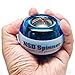 NSD Power Winners LED Spinner Gyroscopic Wrist and Forearm Exerciser Featuring Advanced LED Matrix Counter Display, Blue