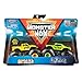 Monster Jam Official Die-Cast 1:64 Scale Double 2 Pack (Bro Dozer, Gas Monkey, Dragon, Jester)