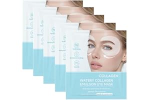 Glow Haven Eye Mask, 5 Pairs Collagen Eye Patches for Puffy Eyes and Dark Circles, Revive Under Eye Patches with Bio-Collagen