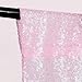 Pink Sequin Backdrop Curtains 2 Pieces 2ftx8ft Photography Background Party Curtain Glitter Wedding Backdrop Fabric for Christmas Party Decoration
