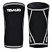 TELALEO Knee Sleeves (1 Pair), 7mm Thick Compression Knee Braces Offer Strong Support for Heavy-Lifting, Squats, Gym and Other Sports-L
