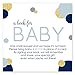 Navy and Gold Books for Baby Shower Cards - Invitation Inserts for Boys - Bring a Book Instead of Cards Poem - Cute Storybook Theme - 25 Pack