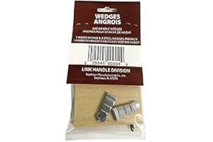 Link Handles Axe Wedge Pack – 1 Wood Wedge & 2 Steel Wedges, Made in USA – SKU 64136