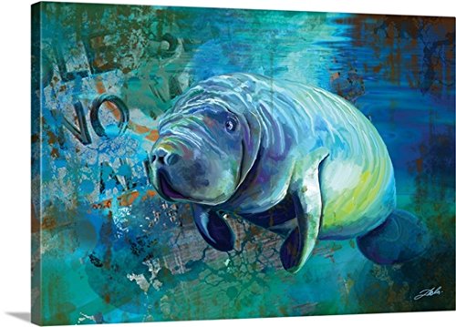 Manatee Wall Art | Manatee Framed Prints, Canvases and Wall Stickers