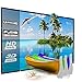 180 Inch Portable Projector Screen, YF2009SZ 16:9 HD Foldable Anti Crease Indoor Outdoor Movie Projection Screen with Hooks and Ropes