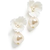 Jennifer Behr Women's Clarabel Earrings, Cream, Off White, One Size