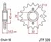 JT Sprockets JTF339.17 17T Steel Front Sprocket