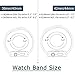 AdMaster Compatible with Apple Watch Bands 42mm 44mm,Soft Silicone Replacement Wristband Compatible with iWatch Series 1/2/3/4/5-M/L Barely Rose/Pearl Pink