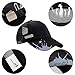 ATOFUL Baseball Hats Summer Hats for Men/Women, Adjustable Outdoor Sport Hats Cap(Black)