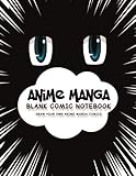 Anime Manga Blank Comic Notebook: Create Your Own