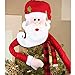OurWarm Large Santa Christmas Tree Topper for Christmas Tree Decorations
