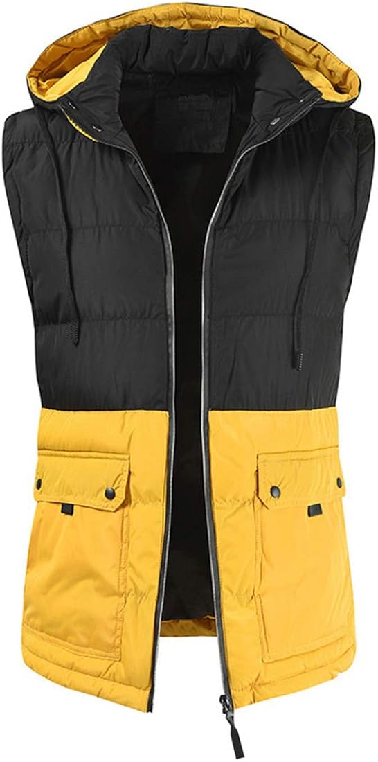 Men's sSewn Vest Waterproof Vest Men's Vest Quilted Vest Hooded Vest