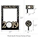 Big Dot of Happiness New Year's Eve - Gold - New Years Eve Party Selfie Photo Booth Picture Frame & Props - Printed on Sturdy Material