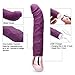 8Inch Cordless Vibrating Wand Massager 10 Speed, Luvkis Realistic Dildo Vibrator Toy Waterproof & Rechargeable for Woman and Couple Playing Back,Neck & Shoulder Aches