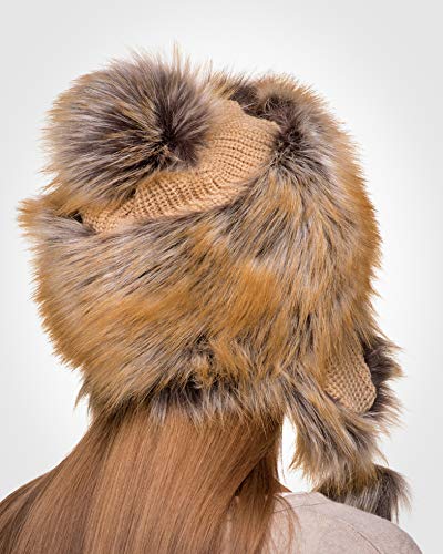 2 Futrzane+Winter+Trapper+Russian+Pompom