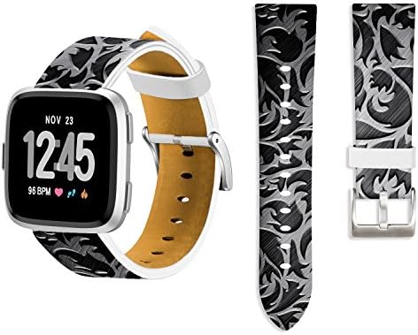 floral fitbit versa band