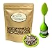 DelighTeas Organic Digest & Detox CCF Tea | Ayurvedic Cumin, Coriander, Fennel Loose Leaf Tea | USDA Organic, Non-GMO, Caffeine Free, Unsweetened | with BPA Free Tea Infuser | 20 Servings, 1.5 oz.