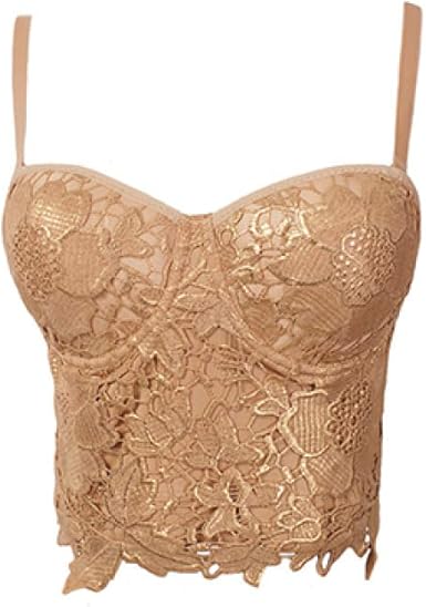 gold bustier top