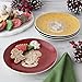 Harry Potter Hogwarts Houses Salad Dessert Plates, Set of 4 - Gryffindor, Ravenclaw, Hufflepuff and Slytherin - Porcelain - 7.5