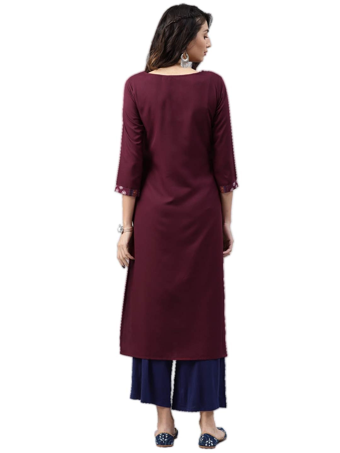 vaamsi crepe digital printed kurti(vpk1543_purple_free size)