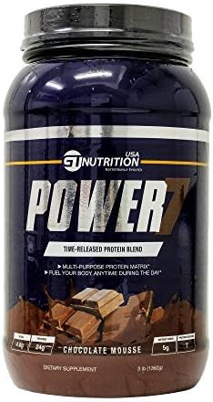 GT Nutrition USA Power 7 Supplement, Chocolate Mousse, 3 Pound by GT Nutrition USA