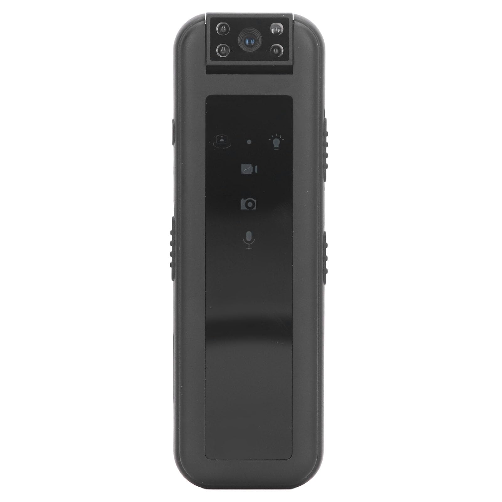 ciciglow Mini Body Camera, 1080P HD Video Recorder Night Vision Wearable Dash Cam Back Clip Rotatable Action Camera with LED Indicator Light for Riding Cycling Camping