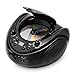 Memorex Portable Top-Loading CD Boombox with AM/FM Radio and 3.50mm Line Input