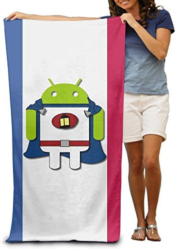Super Android Robot Hero Unisex Outdoor Beach Bath Towels