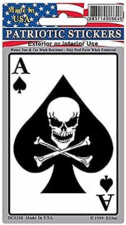 EagleEmblems DC0288 Sticker-Death Ace (3x4'')