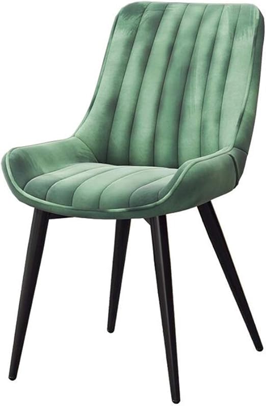 Qqxx Esszimmerstuhle Leder Industrial Style Mit Stabilen Metallbeinen Esszimmer Wohnzimmer Kuchenstuhl Farbe Grun Amazon De Kuche Haushalt