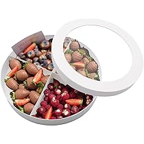 WENPACK Empty Heart Shaped Gift Box Strawberry Packaging (Black