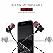 AWEI A920BL Bluetooth 4.0 Wireless Sport Exercise Stereo Noise Reduction Earbuds Build-in Microphone Earphone For Apple iPhone Galaxy S6 S5 Android Smartphones (Black)