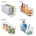 mDesign Narrow Farmhouse Decor Metal Wire Food Storage Organizer Bin Basket with Handles for Kitchen Cabinets, Pantry, Bathroom, Laundry Room, Closets, Garage - 16