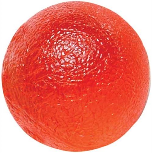 Gel Hand Exercise Ball, Small Circular, Red, Soft