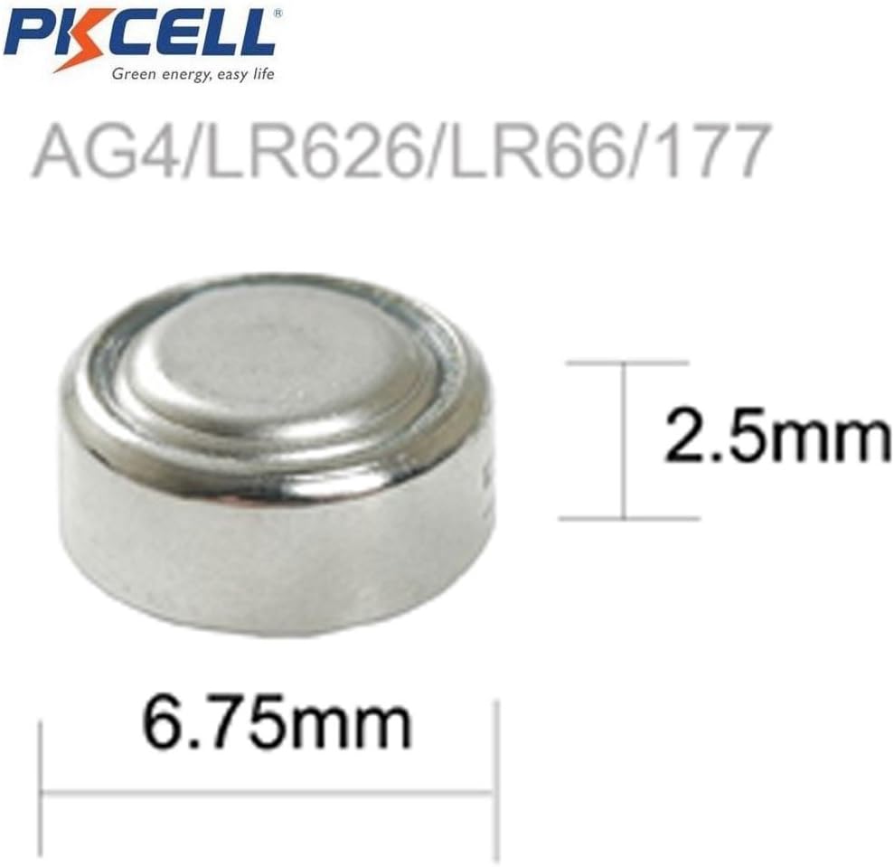 PKCELL 1.5V AG10 LR1130/189 /LR54 Alkaline Button Cell Battery Batteries (8PCS) - Image 4