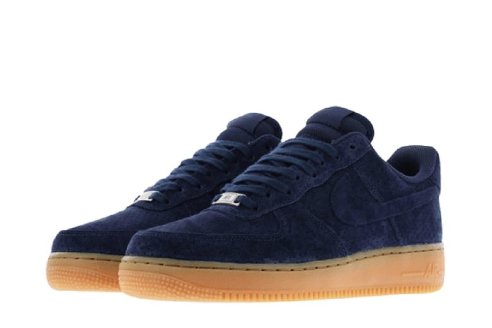 nike air force 1 navy suede