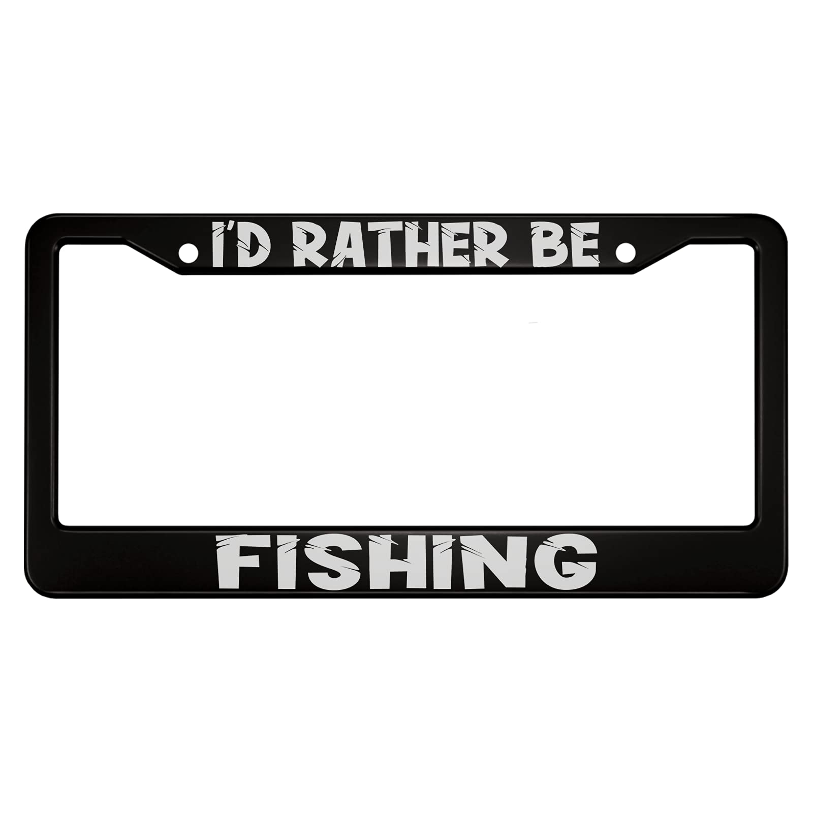 oFloral I'd Rather Be Fishing Aluminum Alloy
