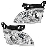 Driver and Passenger Headlights Headlamps Replacement for Chevrolet 22666740 22666741