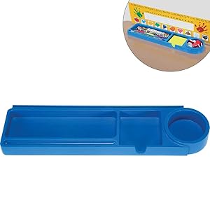 Really Good Stuff Desktop Prop & Park Student Desk Tray Organizer with Adhesive Grip – Set of 6