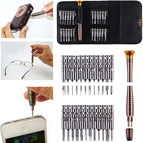 25 in 1 Screwdriver Set Mobile Phone Repair Tool Kit Multitool Hand Tools for Watch Tablet PC - Thumbnail 2