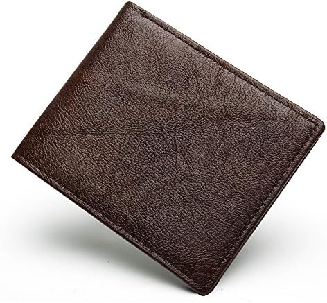 Men's Wallet Minimalist Wallet Slim Wallet Mini Size Leather Bifold