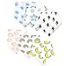 Baby Bandana Bib 6-Pack Drool Bibs by Little Dimsum, 100% Organic & Breathable Cotton Muslin Reversible Bib Gift Set for Toddlers Boys Girls