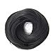 FESHFEN Scrunchy Scrunchie Hairpieces Elastic Messy Hair Bun Ponytail Hair Extensions Wig Drawstring-1# Black