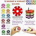PlayShire Fun Flakes - Large 500 + 100 Extra Pieces STEM Toy Set. Free 30+ Designs Idea Book | Non-Toxic Kids Toy | Educational & Creative Construction/Building Toy | Fun Learning Boys & Girls Toy