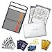 RFZA Original Fireproof Document Bag 15”x11” Most Effective Non-Itchy Silicone Coated Fireproof Document Pouch | Waterproof Document Bag|Fireproof Storage for Money, Documents, Jewelry and Passport